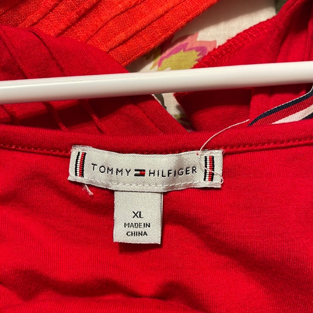 Red Tommy Hilfiger top